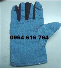 Găng tay vải bò màu xanh giá rẻ